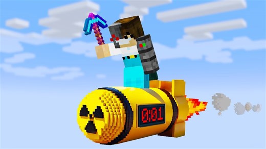 Minecraft, but it's on 1 nuke block