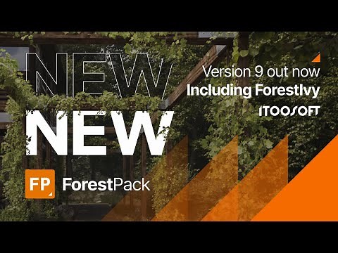 ForestPack 9 is out now - including ForestIvy a brand new plugin for 3ds Max from ITOOSOFT