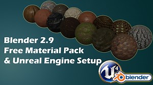 Free Massive Unreal Engine 4 & Blender Nature Material Pack