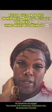 Alyssa breaks her silence with an update on her move… and it’s good news 📰🤞 Did you expect this?