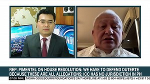 12K views · 476 reactions | The House filing a resolution for the "unequivocal defense" of former President Duterte is a "show of support", says Rep. Johnny Pimentel. He adds that the current administration must also defend its predecessor as letting the ICC proceed its investigation "sets a bad example". #ANCRundown | ANC 24/7 | Facebook