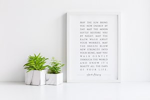 Apache Blessing Sign: Modern Farmhouse Wood Wall Art - Etsy