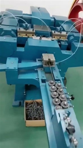 How Nails Are Made: Satisfying Slow Motion Process 🔩