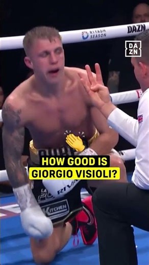 Giorgio Visioli scores a HUGE knockdown with spiteful punches against Levi Giles 💥