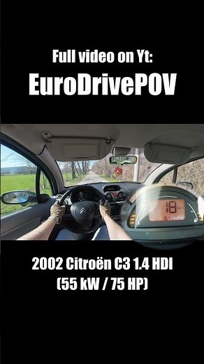 2002 Citroën C3 1.4 HDI – Diesel Punch! 🚀💨 Crazy Acceleration POV