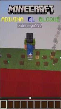 Adivina El Bloque Del Otro #minecraft #minecraftmemes #humor #minecraft #memes #juegos #xd #java