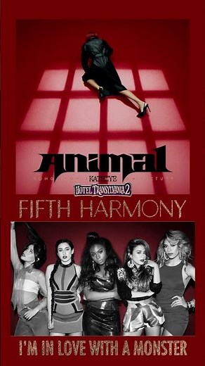 KATSEYE - Animal x Fifth Harmony - I'm In Love With A Monster (Mashup)