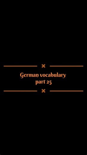 Learn German | Learn German vocabulary | German Practice | German for beginners | Free German Course