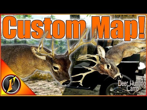 Hunting a CUSTOM MAP for Giant Bucks! | Deer Hunting Camp!