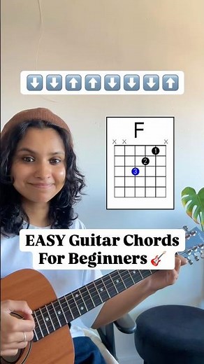 EASY Guitar Chords For Beginners! 🎸 #shorts