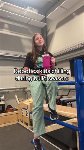 It’s lock in time now 😬 @FIRSTinspires #fim #firstrobotics #firstinmichigan #robotics #stem #robots #frc #competition #2026 #firstage #rebuilt #decode #unearthed #raptors #buildseason #first #electrical #programming #build