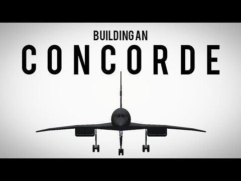 Building an CONCORDE #aviation #simpleplanes #build #speedbuild #amazing #flightsimulator #concorde