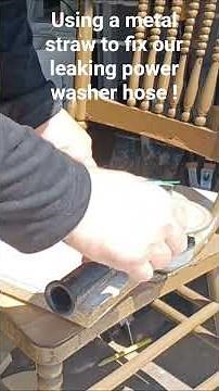 power washer hose repair.