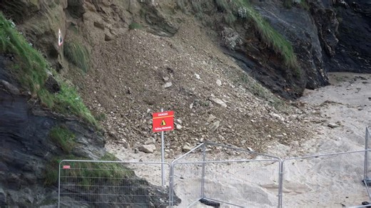 Cornwall cliff collapse: Businesses on the brink at Great Western Beach