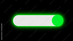 Animation Buttons on a transparent background. Alpha channel. Stock Video