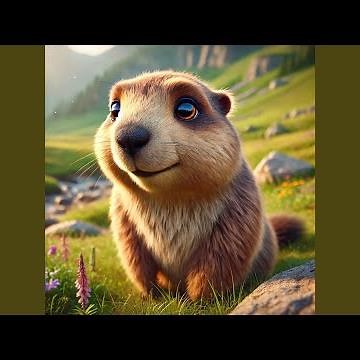 The Alpine Marmot (Educational) (Marmota marmota)
