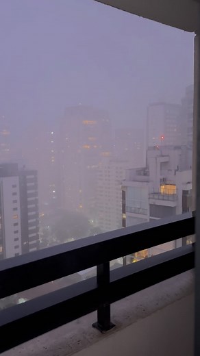 A mysterious nighttime downpour in São Paulo. Rain is sheer magic. Living in Los Angeles, much as I so appreciate the year-round good weather, I do miss the emotion that stirs with rain. | Diana Nyad