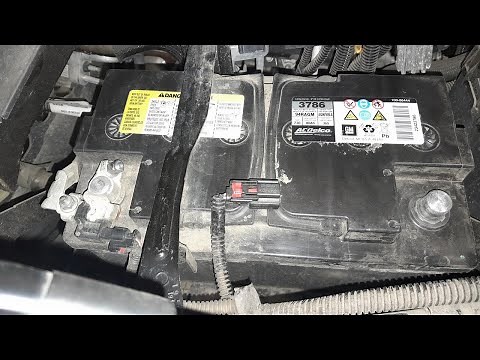 How To Replace Battery 2014 - 2019 GMC Sierra / Chevy Silverado