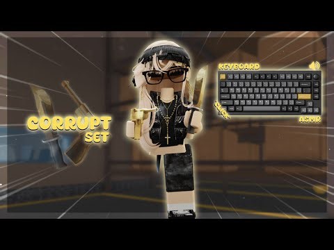 PLAYING MM2 WITH CORRUPT SET *Keyboard ASMR*