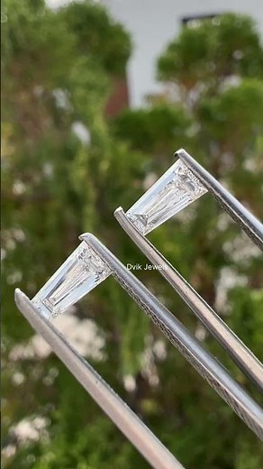 0.50 TCW Lab Grown Tappered Baguette Cut lab diamonds for the Perfect Stack 💍