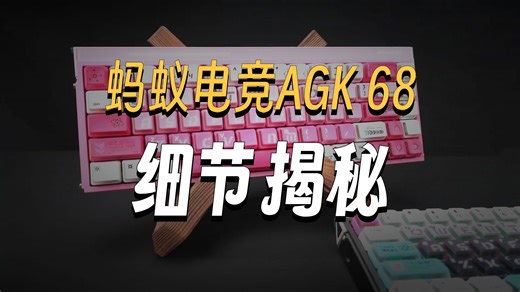 全键256K 8K扫描率 0.08ms 蚂蚁电竞AGK68