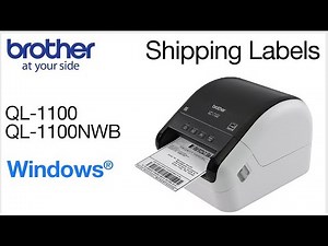 Brother QL-1100 Wide Format Label Printer – Professional Thermal Barcode & Postage Labels