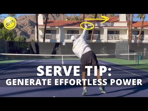 How To Generate Effortless Serve Power With Internal Shoulder Rotation + Pronation