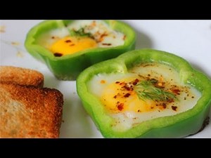 Capsicum Eggs - Delicious Breakfast Recipe