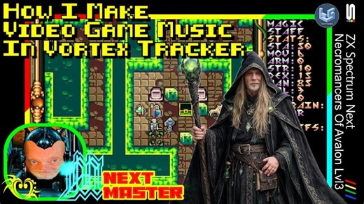 How I Make Spectrum Next Video Game Music With Vortex Tracker | Jamie Mallender