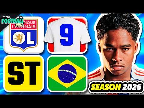 GUESS THE PLAYER BY FLAG, CLUB, POSITION & NUMBER | FOOTBALL QUIZ TRIVIA 2025