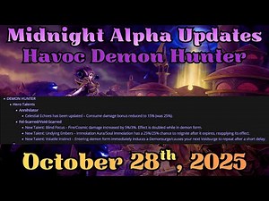 Fel-Scarred Havoc NEW TALENTS on Alpha!! | One MAJOR oversight that blizzard must fix