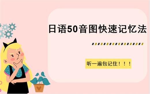 日语50音图自创快速记忆法！听一遍就能记住！！！