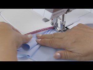 L 850 Overlocker: Stichoptimierung 3-Faden Superstretch, 2-Faden Kantenumschlinger