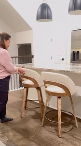 #ad I’m obsessed with these new swivel bar stools I found on @wayfair If you’ve been looking to elevate your kitchen or dining space, you’ll love these! 💛 #wayfaircreator #wayfair #giftedbywayfair #KitchenGoals #BarStoolInspo #ModernHomeDecor #HomeDesign #InteriorInspo #HomeEdit | Irene lovetolive