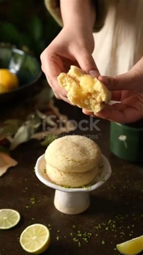 🍋 Viral Lemon Cookies That Melt in Your Mouth | Easy Homemade Recipe! 🍪💛#trending #food #shortsvideo
