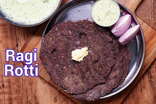 Ragi Roti Recipe - Ragi Rotti | Nachni Roti