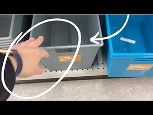 Grab a cheap Walmart bin - this is GENIUS!