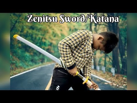 Amazon Zenitsu sword unboxing and review ❤️ Demon slayer Zenitsu Katana