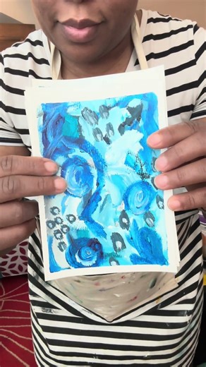 Mini abstracts on paper- mini art show #art #painting #abstractpainting
