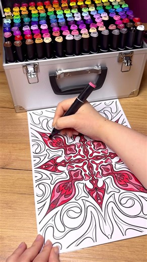 Shades of pink 💖 #coloring #coloringpages #coloringbook