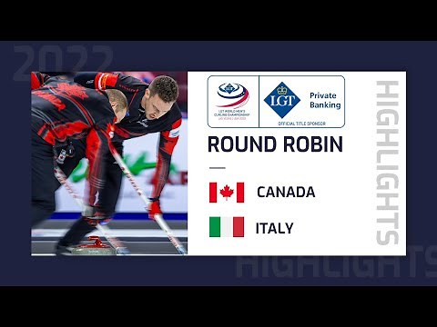 Canada v Italy - Highlights - LGT World Men's Curling Championship 2022
