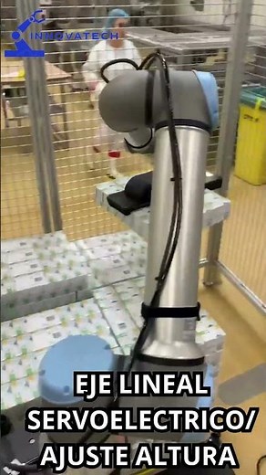 ✅Palletizado de Empaques Con Robot UR + Ventosas / Vacio #automatizacion #automation