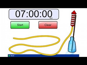 #264 7 Hour Alarm Clock 7 Hour Rocket Alarm Clock