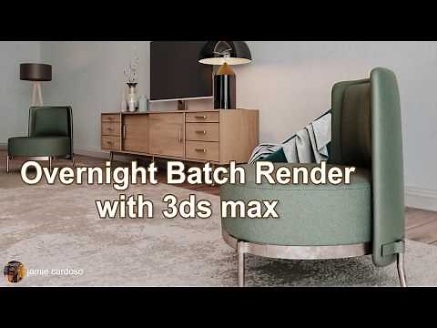 Overnight Batch Render with 3ds max (CC)