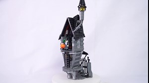 MOOXI-MOC Halloween Night Before Christmas Jack's House Sally Building Set,Creative Building Block Toy Kit Gifts for Children(443pcs)