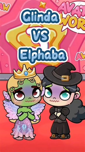 Avatar World New Update Trend Pinku With Glinda& Elphaba #avatarworld #pazu #pazugames #shorts