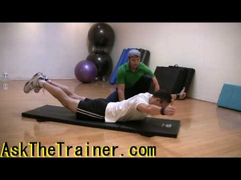 Floor Dynamic Prone Cobra - Back & Shoulder Posture Exercise