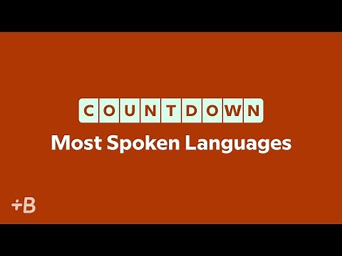 The 8 Most Spoken Languages In The World | Countdown