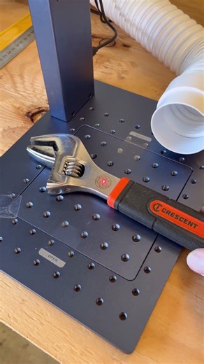 Engraving A Crescent Wrench