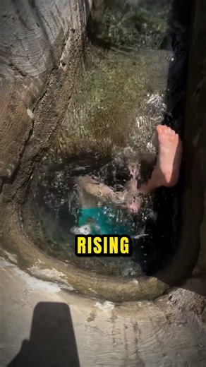 The Water Rose Faster Than He Expected...